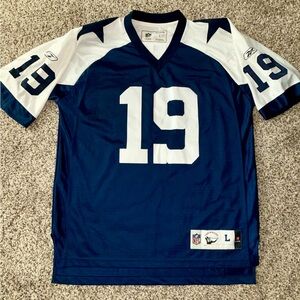 Blue and White NFL Dallas Cowboys Jersey Size Large